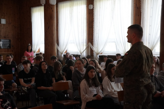 Spotkanie z przedstawicielami Wojskowego Centrum Rekrutacji w Częstochowie